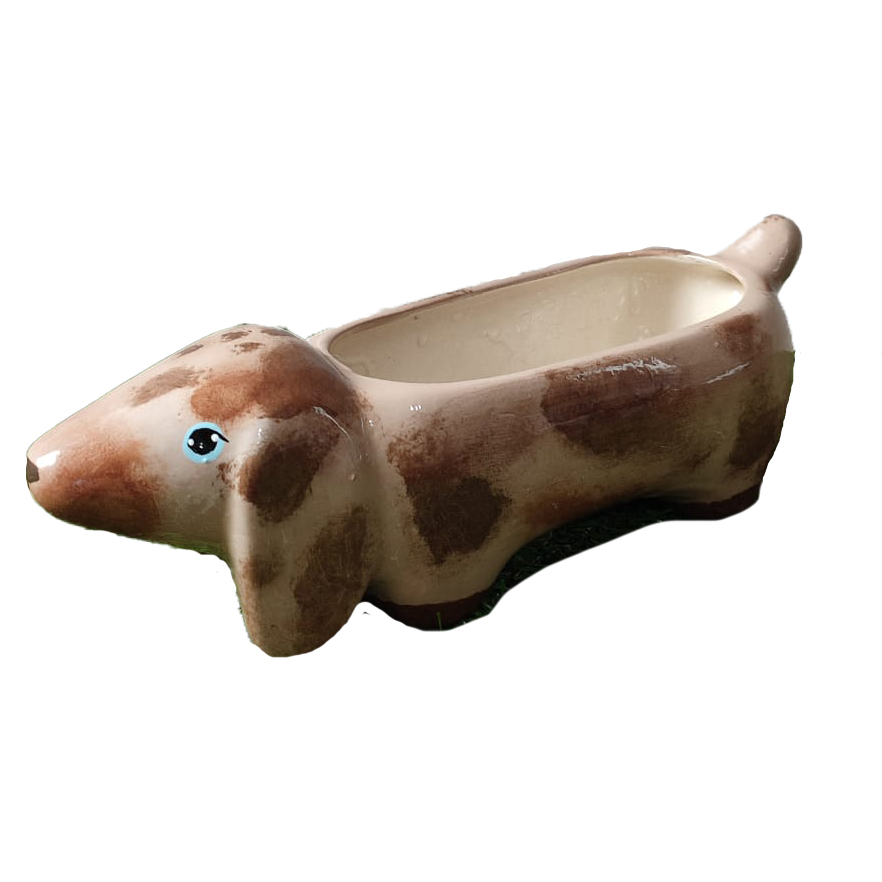 Maceta de Perro Salchicha